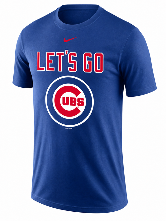 Chicago Cubs Local Phrase Lets Go T-Shirt By Nike