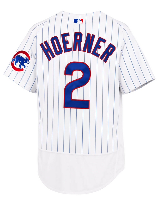 Men's Chicago Cubs Nico Hoerner Nike Home White Authentic Player Jersey