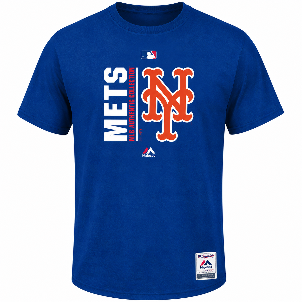 Men's MLB New York Mets Majestic Royal Authentic Collection Team Icon T-Shirt