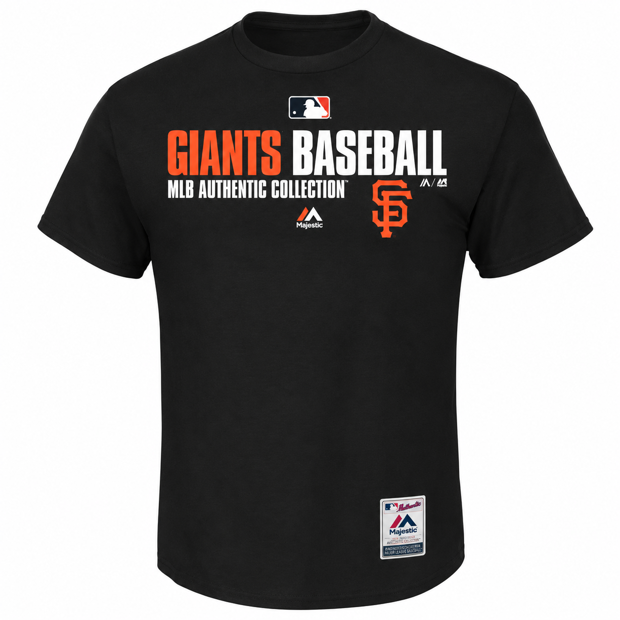 MLB Men's San Francisco Giants Black Authentic Collection Team Favorite T-Shirt