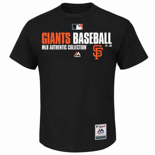 MLB Men's San Francisco Giants Black Authentic Collection Team Favorite T-Shirt