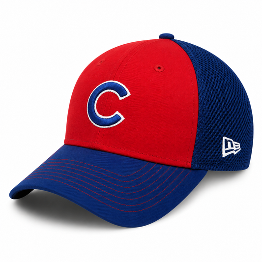 Chicago Cubs Team Color Neo 39THIRTY Flex Fit Cap By New Era