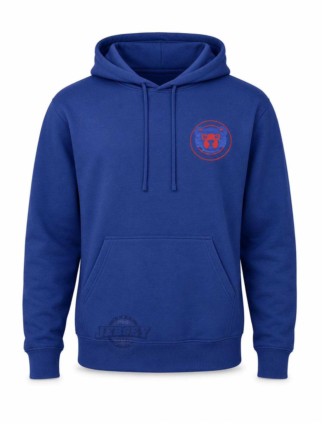 Mens Chicago Cubs New Era Blue Cooperstown Collection 1994-1996 Logo Hoodie