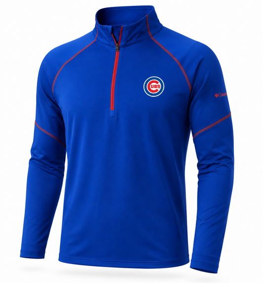 Men's Chicago Cubs Columbia Omni-Wick Panel Pullover Jacket