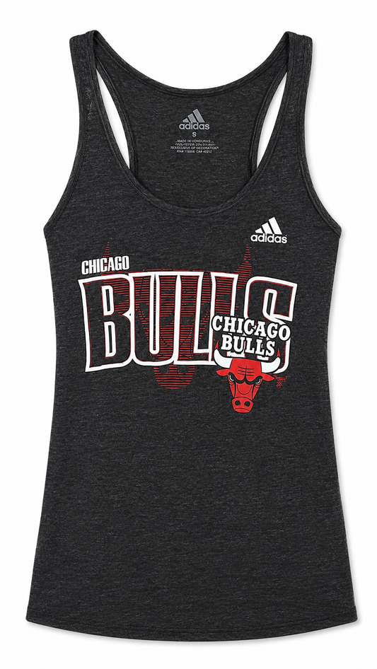 Women's Chicago Bulls Adidas Gray tank Top