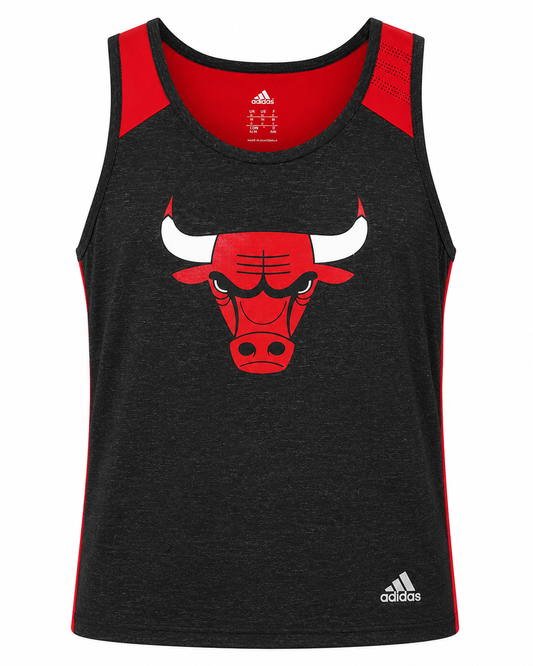 Chicago Bulls Gray Mens Climalite Lightweight FAS Tank Top by Adidas