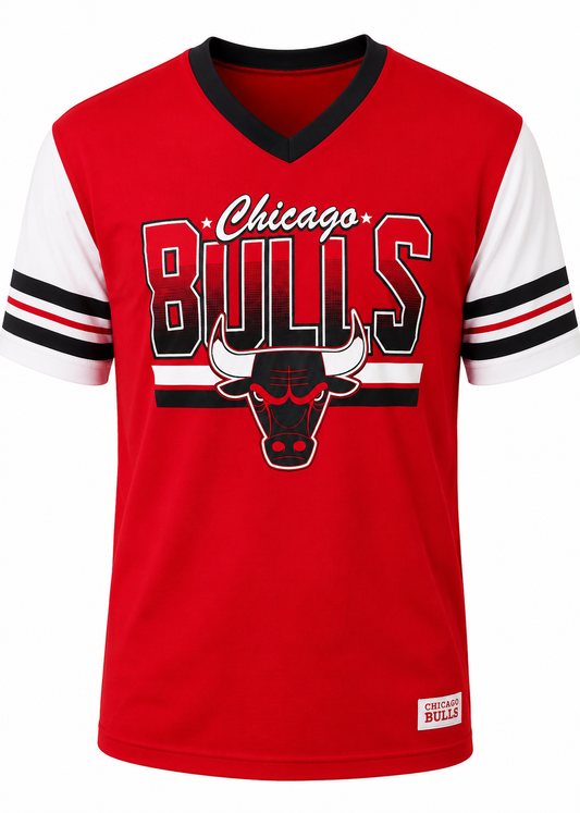 Mitchell & Ness Men's Chicago Bulls Offensive Rebound Vintage Tee