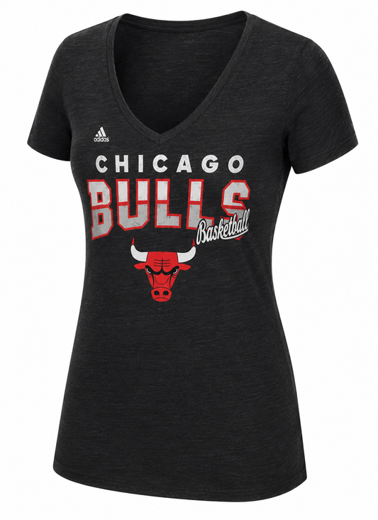 Womens Chicago Bulls Horizon Lines T-Shirt