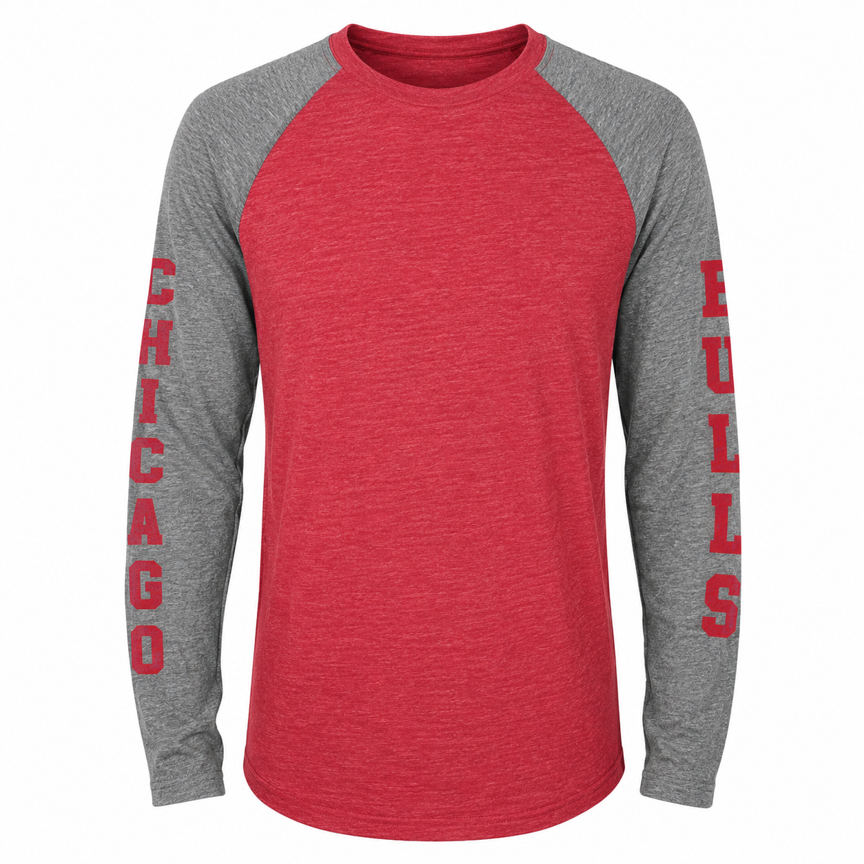 Youth Chicago Bulls Fadeaway Raglan Long Sleeve Tee