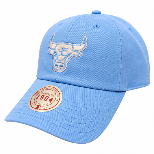 Chicago Bulls Mitchell & Ness NBA Blue Gleam Pro Strapback Hat