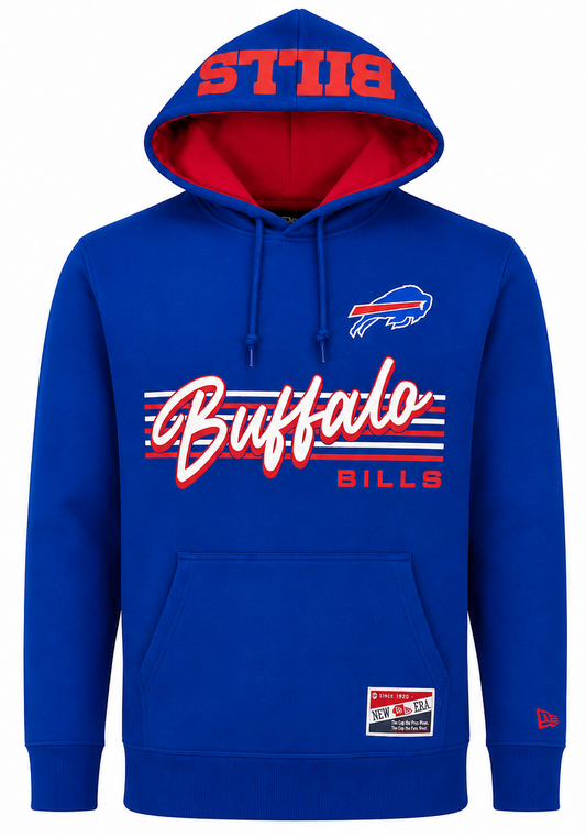 Men's Buffalo Bills New Era Royal Fleece Pullover Hoodie