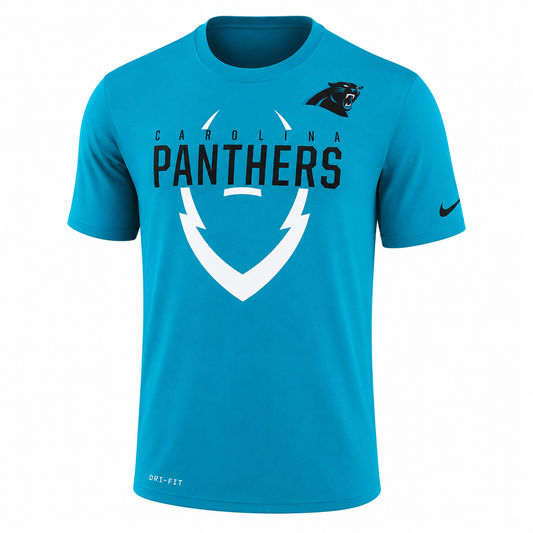Youth Carolina Panthers Nike Icon Teal Performance Dri-Fit Tee