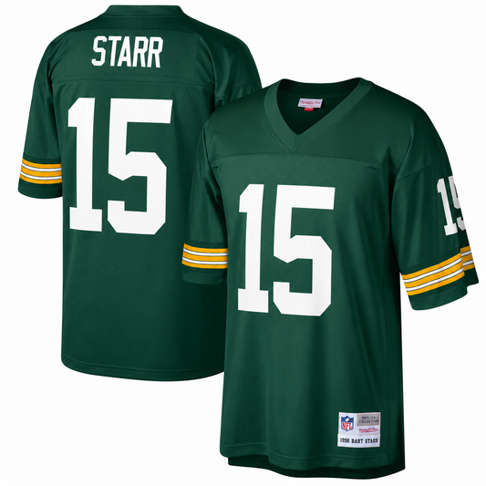 Men's Green Bay Packers Bart Starr Mitchell & Ness Green Legacy Replica Jersey