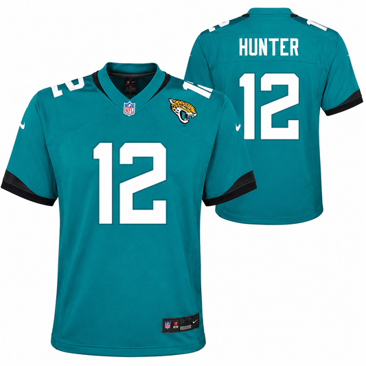 Youth Jacksonville Jaguars Travis Hunter Nike Home Teal Game Jersey