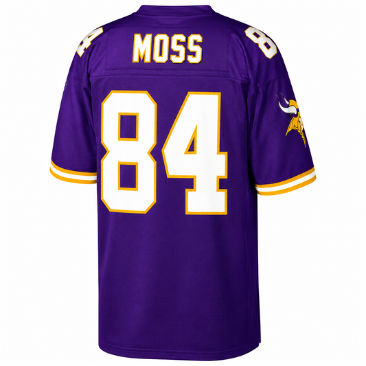 Men's Minnesota Vikings Randy Moss Mitchell & Ness Purple 1998 Legacy Replica Jersey