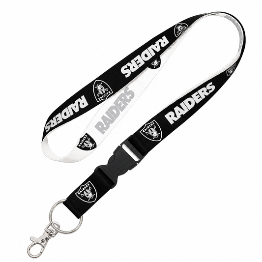 Las Vegas Raiders 1" Lanyard with Detachable Buckle By Wincraft