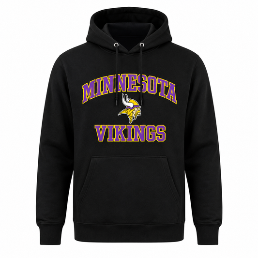 Men's Minnesota Vikings NFL Black Hoodie