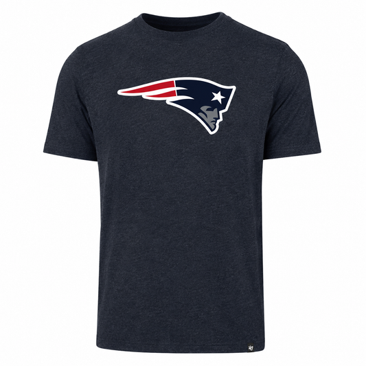 47 Mens NFL New England Patriots Navy Club Tee