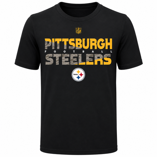 Pittsburgh Steelers Youth NFL Flux Dual Blend Short Sleeve T-Shirt