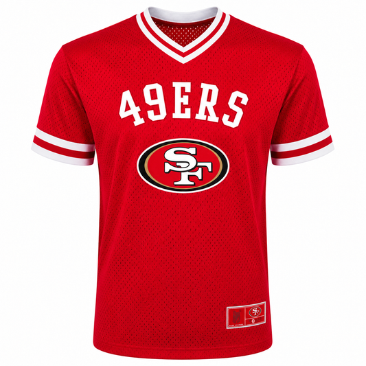 Youth San Francisco 49ers Twill V-Neck Jersey Tee