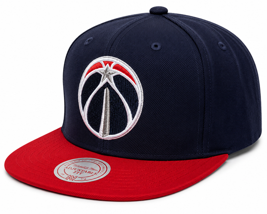 Washington Wizards 2-Tone 2.0 Navy/Red Mitchell & Ness Snapback Hat