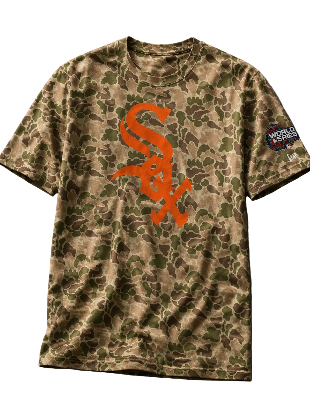Men's Chicago White Sox 2005 World Series Duck Camo New Era Tee