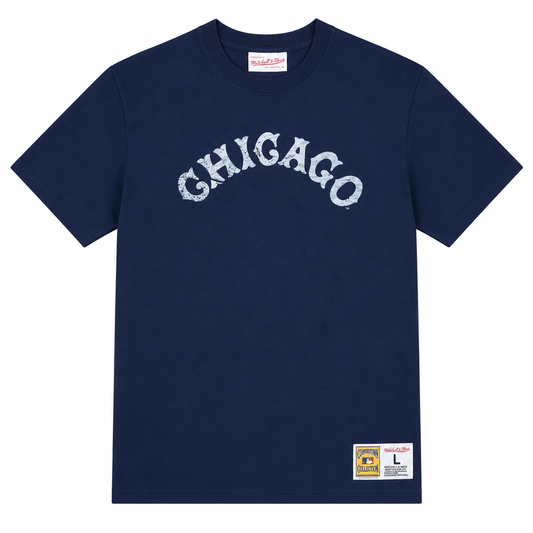Men's Chicago White Sox MLB Legendary Slub Navy Tee By Mitchell And Ness