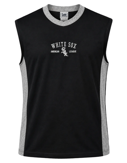 Youth Chicago White Sox Embroidered Logo Sleeveless Tee By Lee Sport