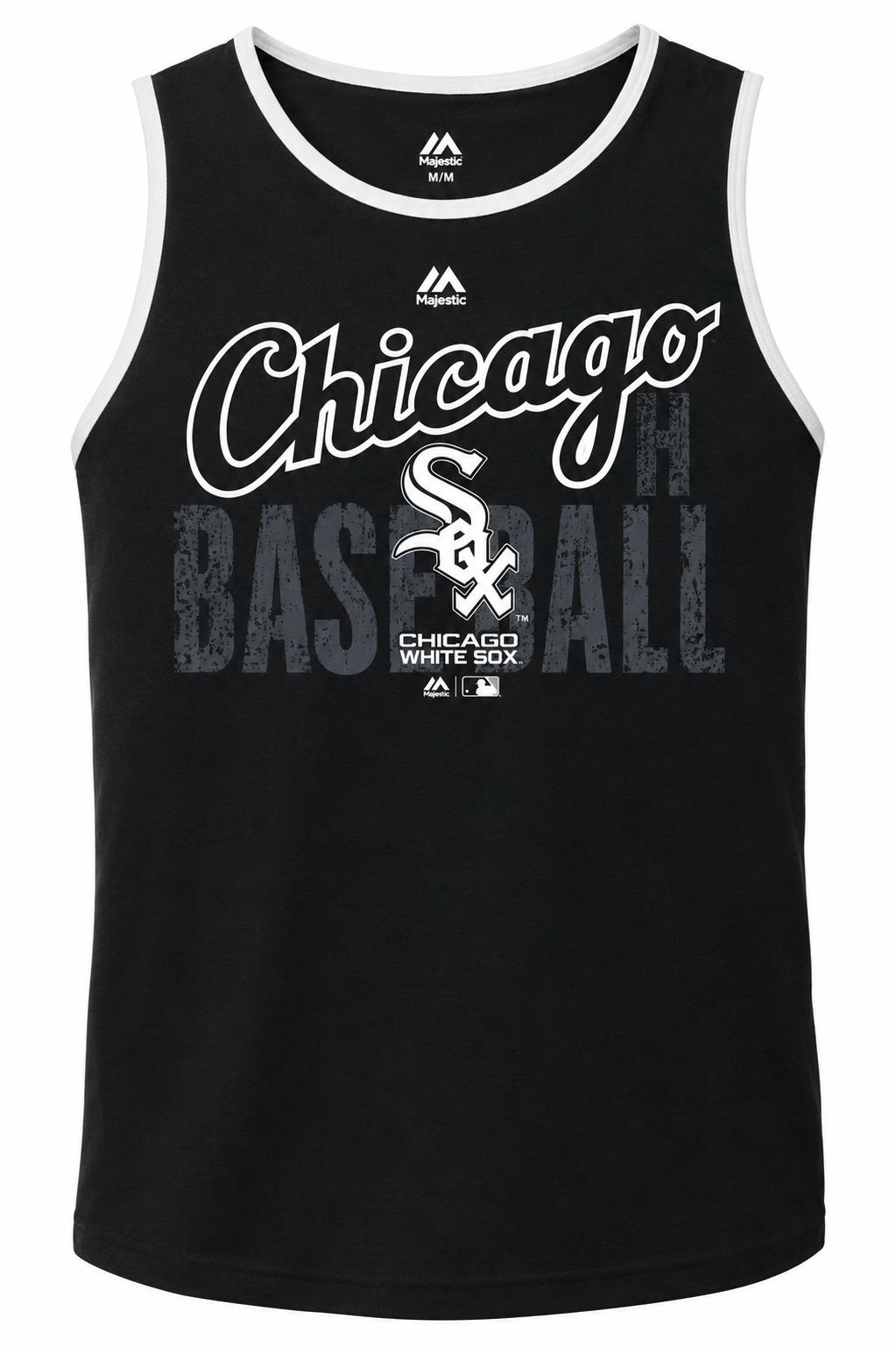 Youth Chicago White Sox Valiant Victory Tank Top-Majestic