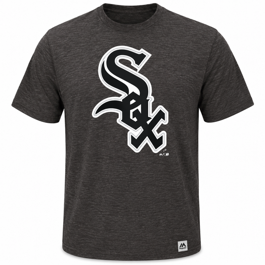 Men's Chicago White Sox Majestic Charcoal Mental Metal Heather T-Shirt