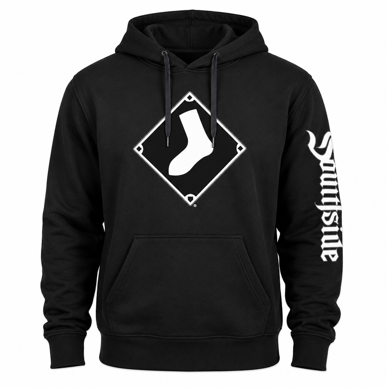 Mens Chicago White Sox New Era Black City Connect Diamond Hoodie