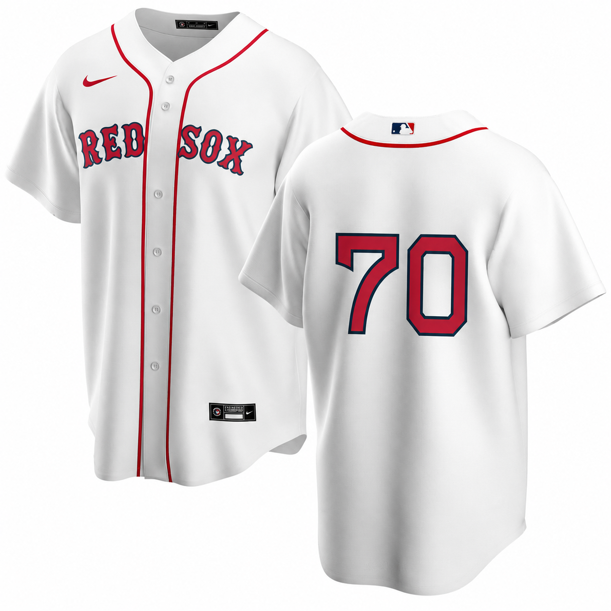 Men's Nike Boston Red Sox Payton Tolle #70 Home Official Replica Player Jersey