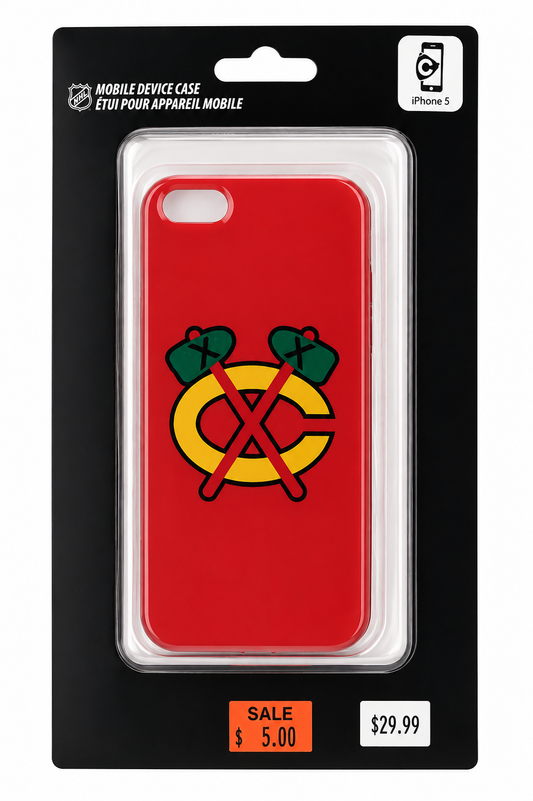 Chicago Blackhawks Tomahawk Logo Iphone 5