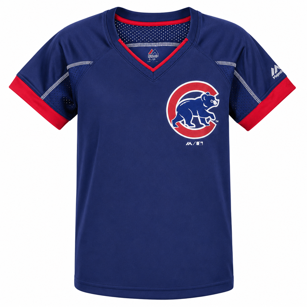 Youth MLB Chicago Cubs Majestic Royal Emergence T-Shirt