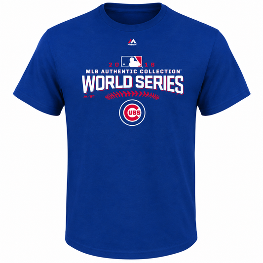 Youth Chicago Cubs 2016 World Series Participant Tee By Majestic