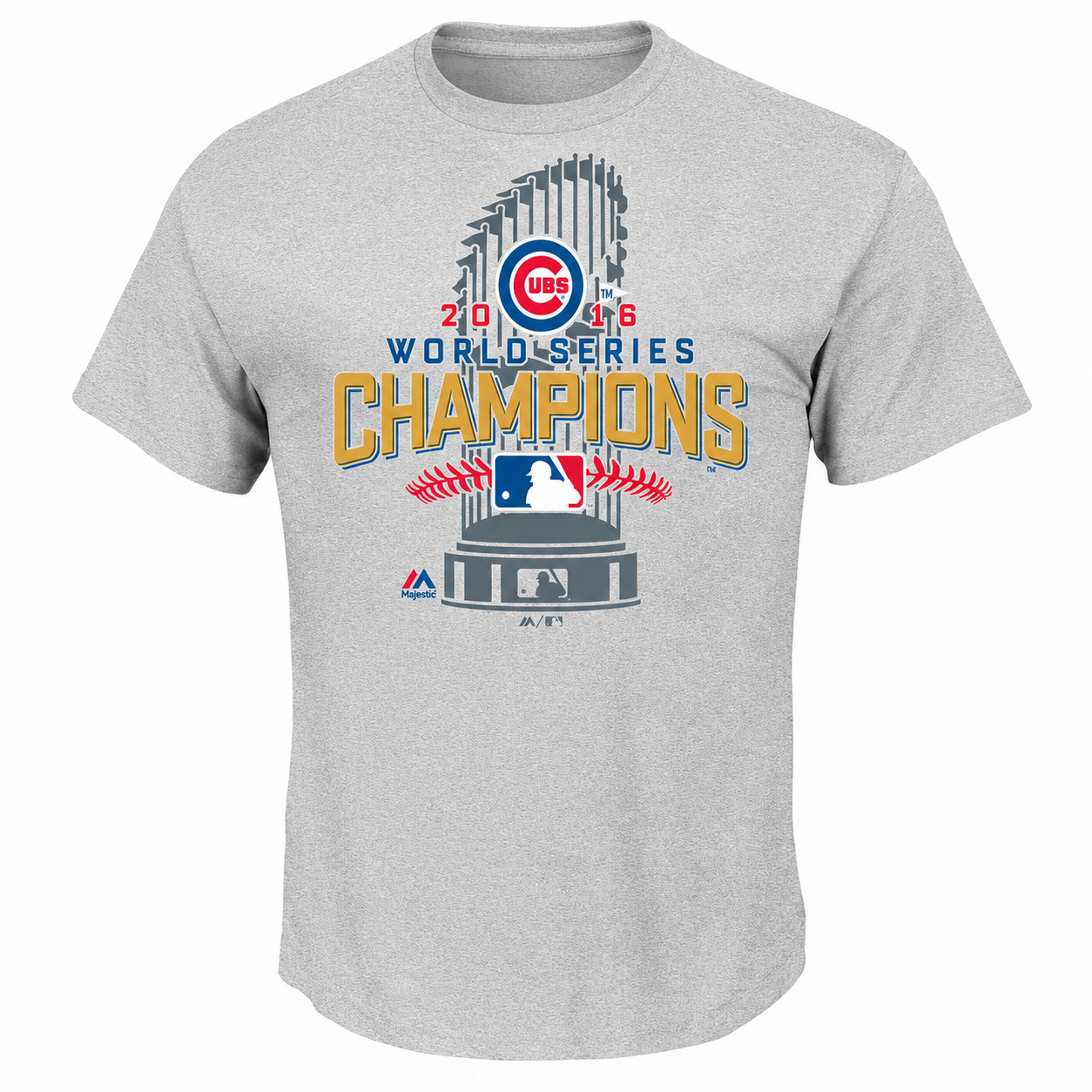 Men's Chicago Cubs 2016 World Series Champions Locker Room Short Sleeve T-Shirt