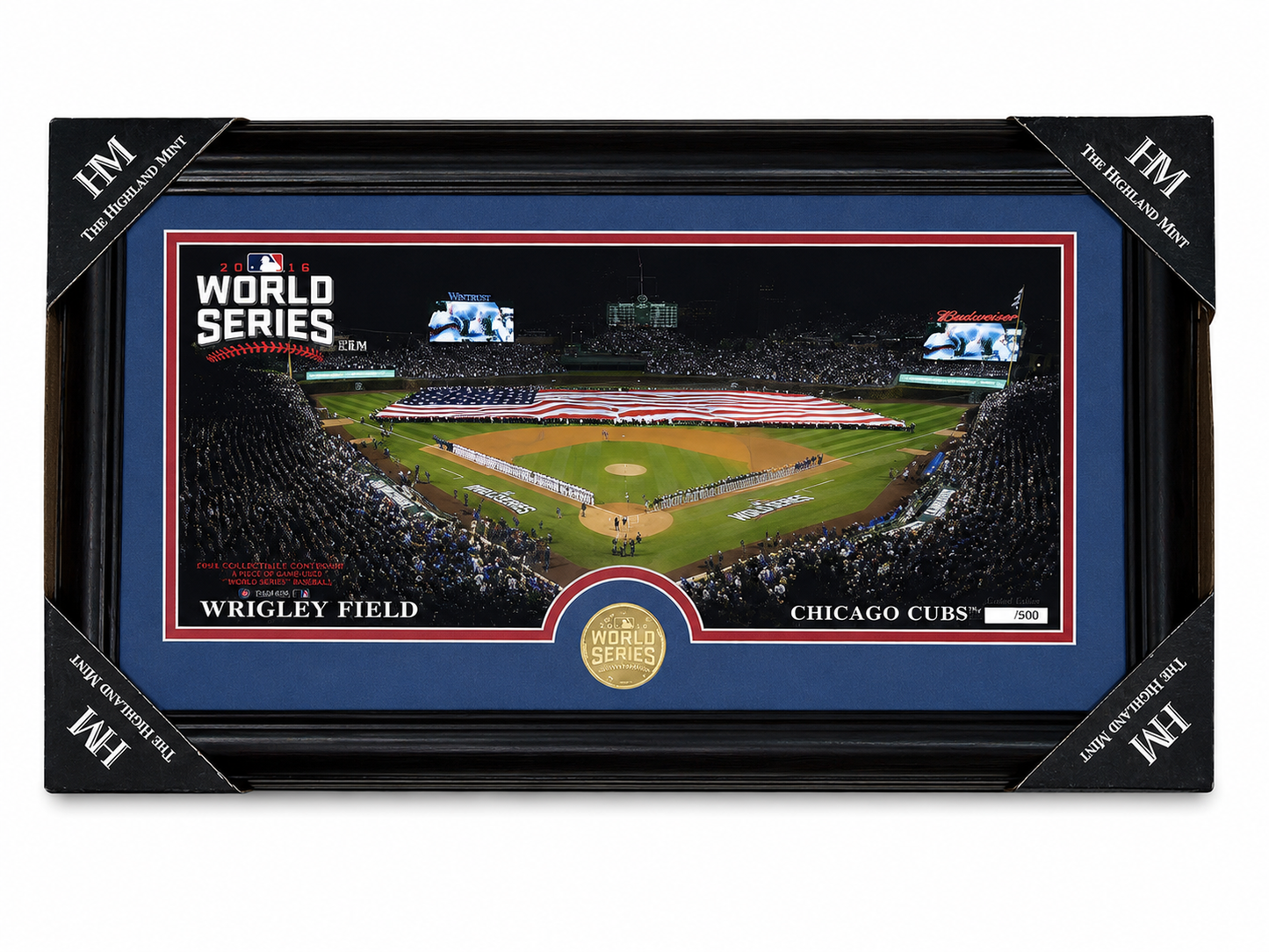 Chicago Cubs 2016 World Series Opening Ceremonies Bronze Coin Photo Mint