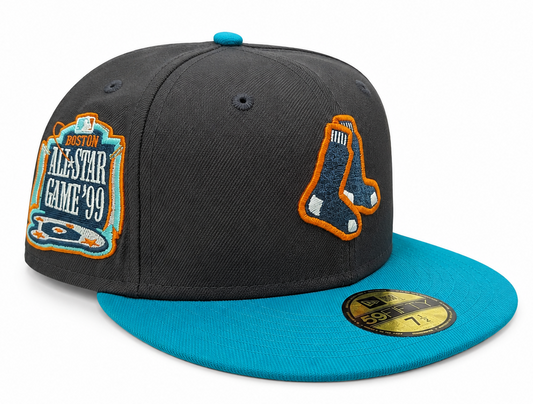 Boston Red Sox New Era Black/Pine Hellbilly Deluxe 59FIFTY Fitted Hat