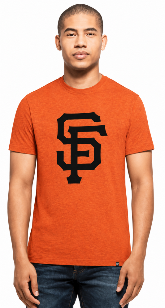'47 Brand Men's San Francisco Giants Orange Primary Logo Club Tee