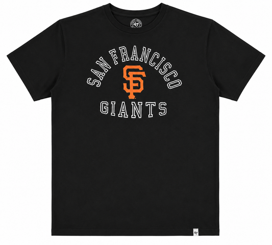 47 BRAND Men MLB San Francisco Giants Black Flanker T-shirt