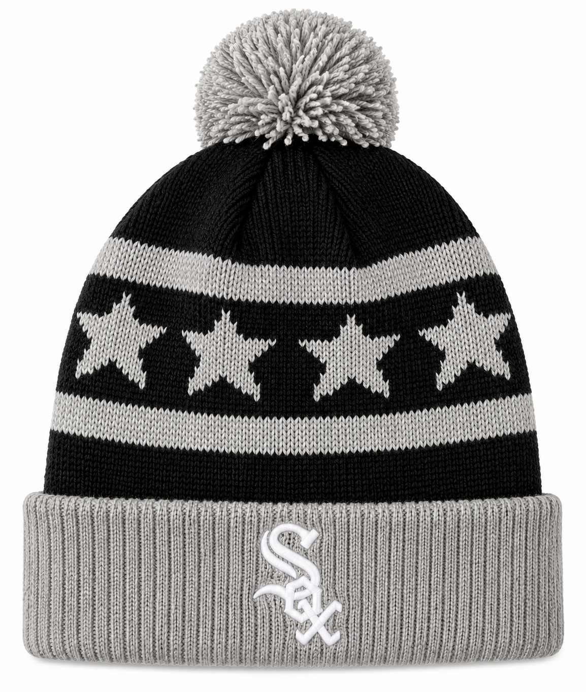 Toddler Chicago White Sox '47 Ace Gray/White/Black Knit Hat