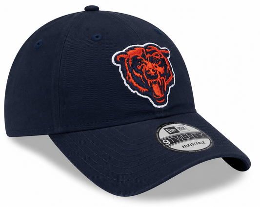 Chicago Bears New Era Primary Navy 9TWENTY Adjustable Hat