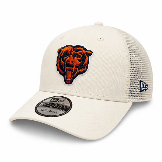 Chicago Bears New Era Cream 9SEVENTY Trucker Adjustable Hat