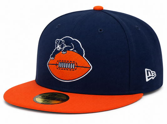 Chicago Bears Historic 2 Tone Navy/Orange New Era 59FIFTY Fitted Hat