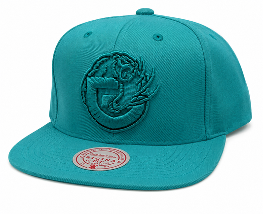 Vancouver Grizzlies Mitchell & Ness Tonal Eclipse Snapback Hat- Teal