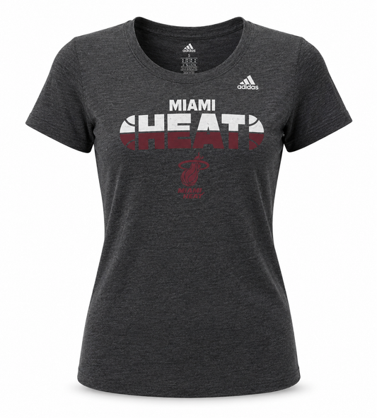 Women's Miami Heat Double Sided Cap Sleeve Tee