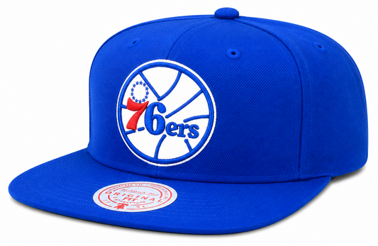 Men's NBA Philadelphia 76ers NBA Core Basic Snapback Hat By Mitchell And Ness