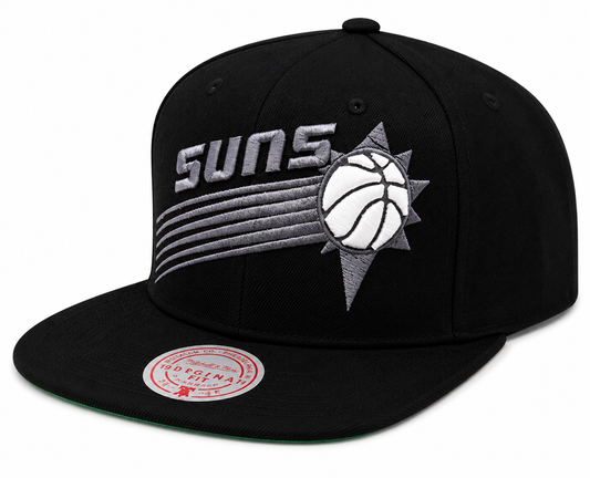 Men's Phoenix Suns NBA XL BWG Black HWC Mitchell & Ness Snapback Hat