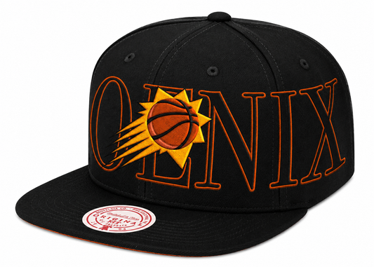 Men's Mitchell & Ness Black Phoenix Suns Winner Circle Snapback Hat