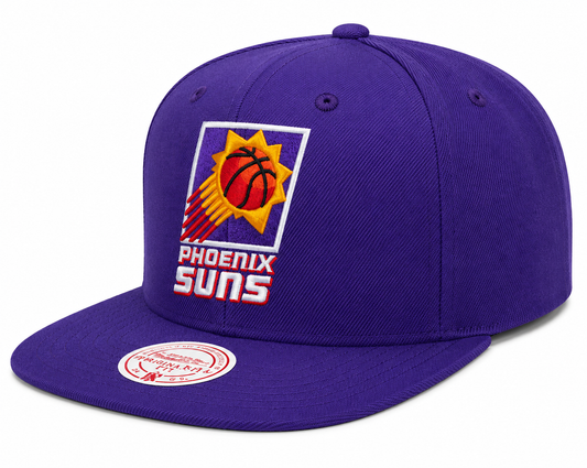Men's Phoenix Suns Mitchell & Ness Ground 2.0 Purple Snapback Adjustable Hat